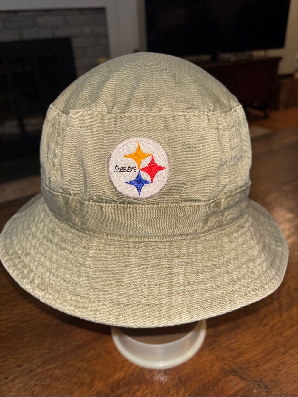 Pittsburgh Steelers Beige Bucket Hat